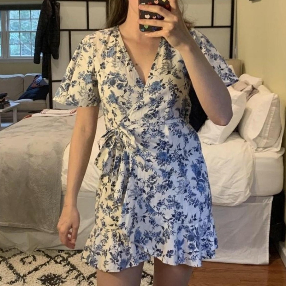 Floral Wrap Sundress